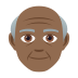 👴🏾 old man: medium-dark skin tone display on JoyPixels